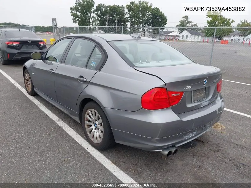 2009 BMW 328I Xi VIN: WBAPK73539A453882 Lot: 40285653