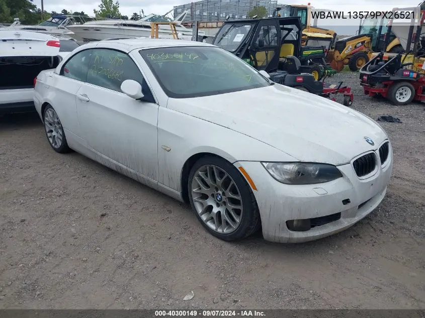 2009 BMW 328I VIN: WBAWL13579PX26521 Lot: 40300149