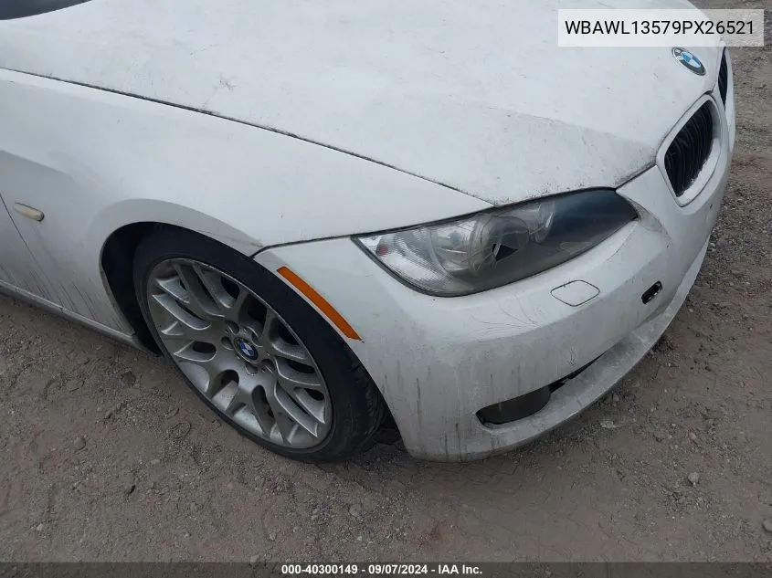 2009 BMW 328I VIN: WBAWL13579PX26521 Lot: 40300149