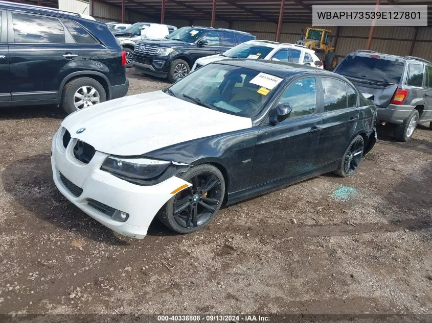 2009 BMW 328I VIN: WBAPH73539E127801 Lot: 40336808