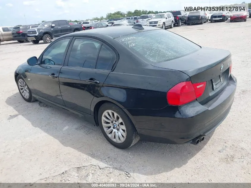 2009 BMW 328I VIN: WBAPH73539E127894 Lot: 40408093