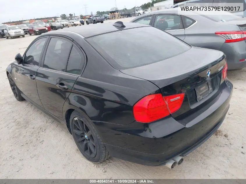 2009 BMW 328I I VIN: WBAPH73579E129017 Lot: 40543141