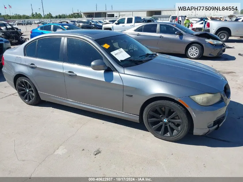 2009 BMW 328I VIN: WBAPH77509NL84554 Lot: 40622937