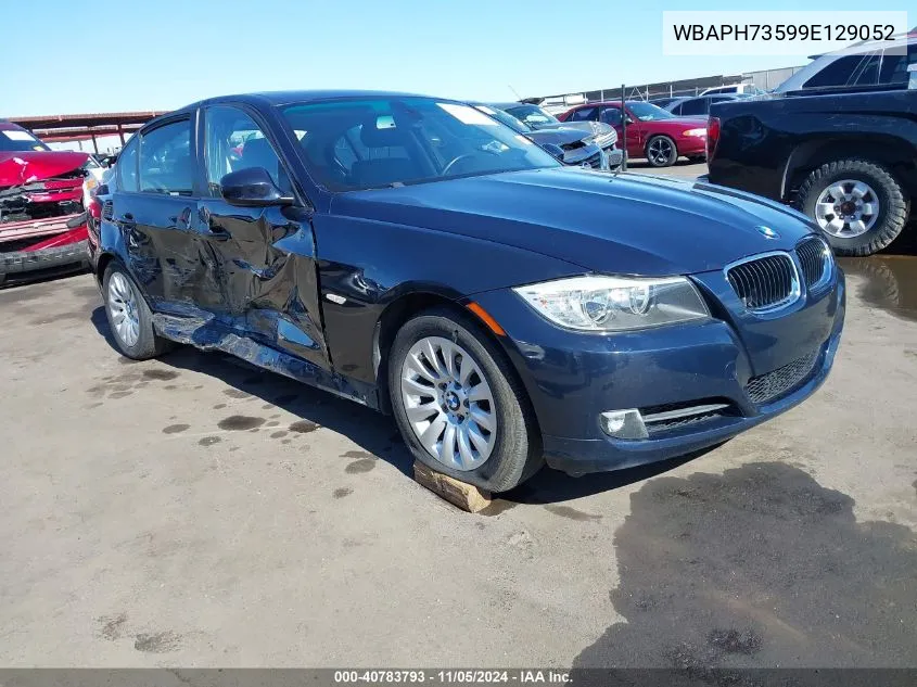 2009 BMW 328I VIN: WBAPH73599E129052 Lot: 40783793