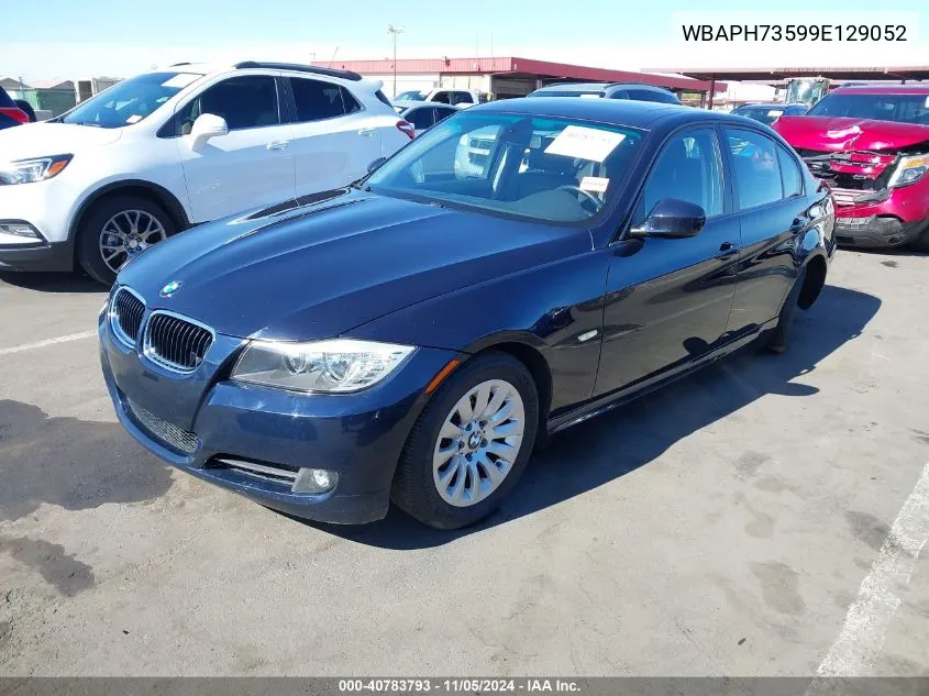 2009 BMW 328I VIN: WBAPH73599E129052 Lot: 40783793