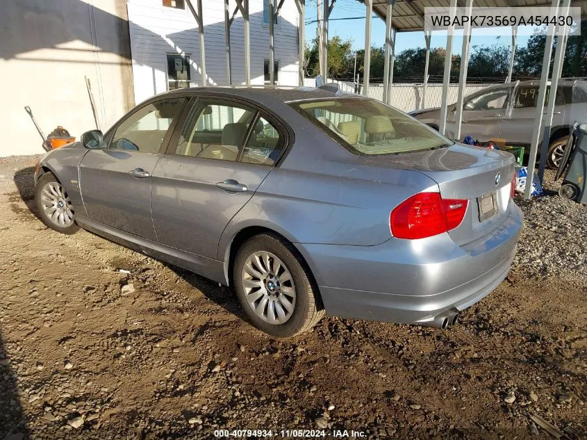 2009 BMW 328I xDrive VIN: WBAPK73569A454430 Lot: 40794934