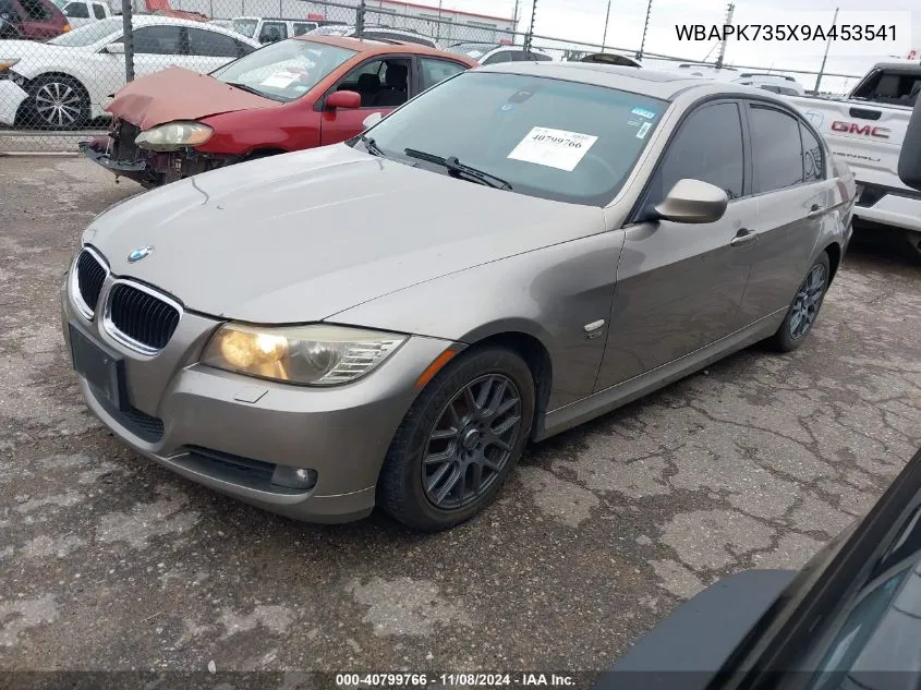 2009 BMW 328I xDrive VIN: WBAPK735X9A453541 Lot: 40799766