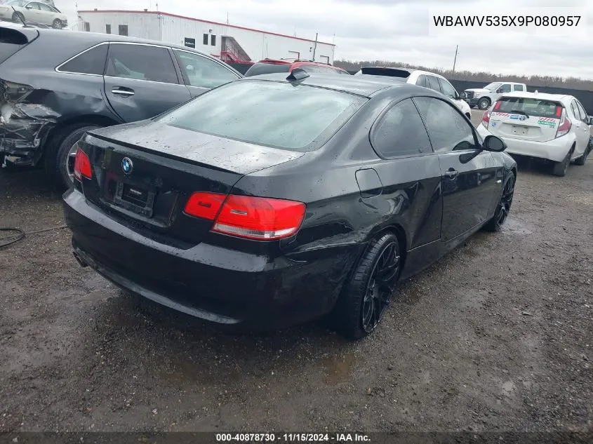 2009 BMW 328I xDrive VIN: WBAWV535X9P080957 Lot: 40878730