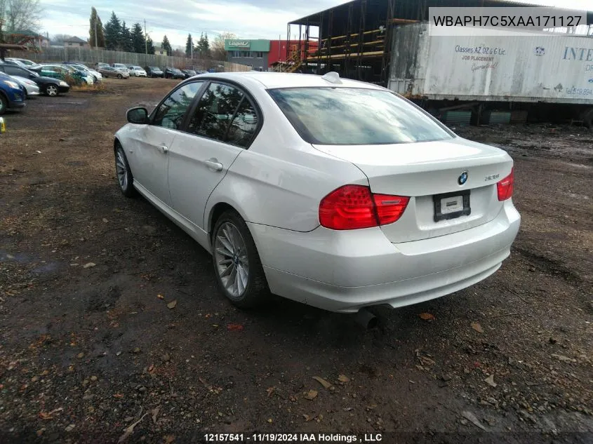 2010 BMW 328 I VIN: WBAPH7C5XAA171127 Lot: 12157541