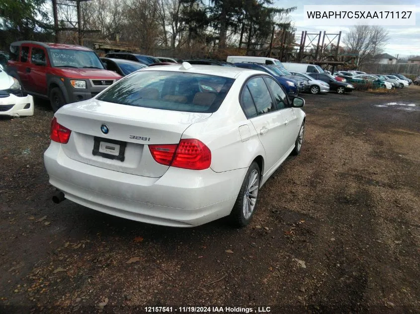 2010 BMW 328 I VIN: WBAPH7C5XAA171127 Lot: 12157541