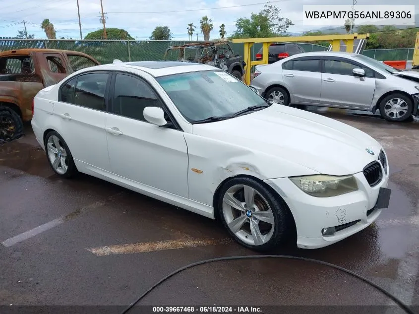 2010 BMW 335I VIN: WBAPM7G56ANL89306 Lot: 39667468