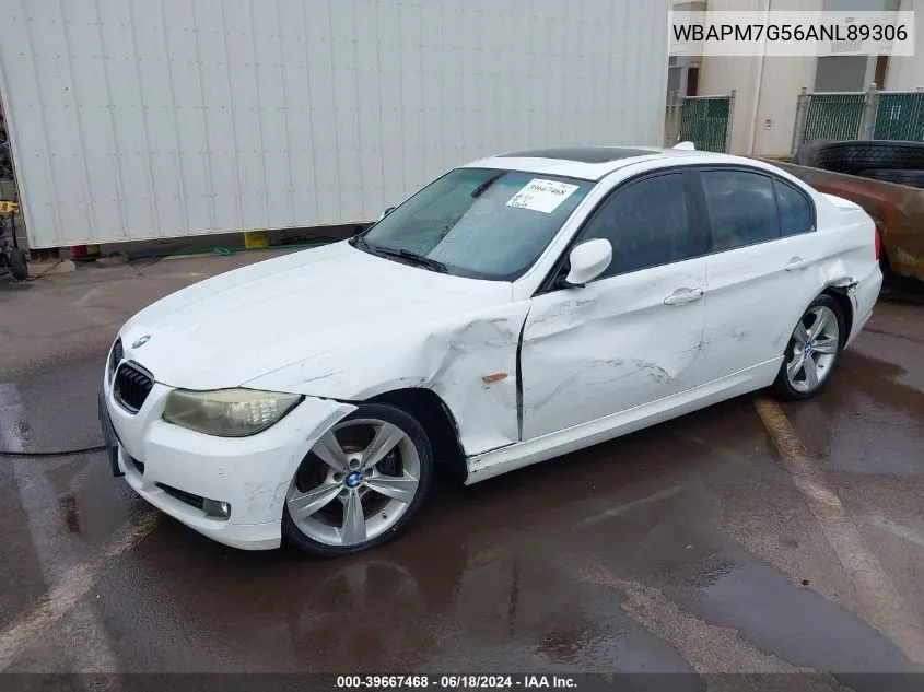 WBAPM7G56ANL89306 2010 BMW 335I