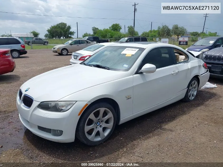 2010 BMW 335I xDrive VIN: WBAWC7C5XAE271120 Lot: 39925860