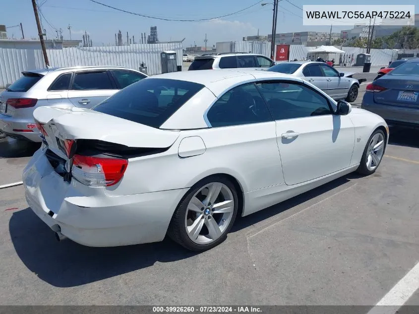 WBAWL7C56AP475224 2010 BMW 335I