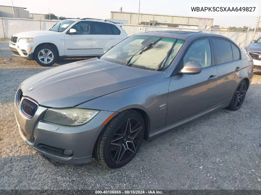 WBAPK5C5XAA649827 2010 BMW 328I xDrive