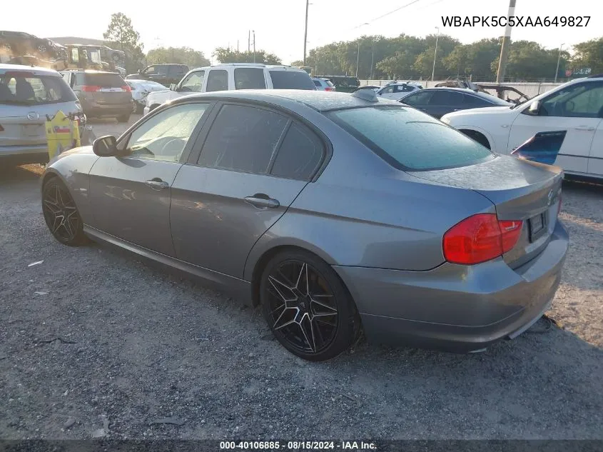 WBAPK5C5XAA649827 2010 BMW 328I xDrive