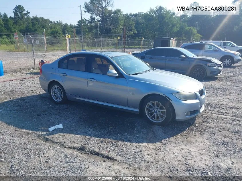 2010 BMW 328 I VIN: WBAPH7C50AA800281 Lot: 40125006