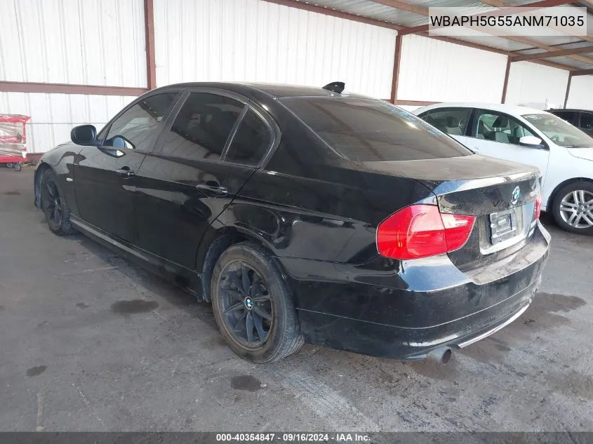 2010 BMW 328 I Sulev VIN: WBAPH5G55ANM71035 Lot: 40354847