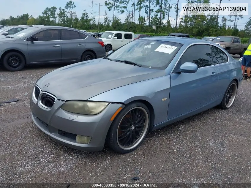 2010 BMW 328I I VIN: WBAWB3C56AP139004 Lot: 40383355