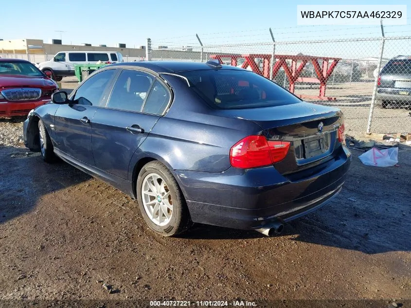 2010 BMW 328I xDrive VIN: WBAPK7C57AA462329 Lot: 40727221