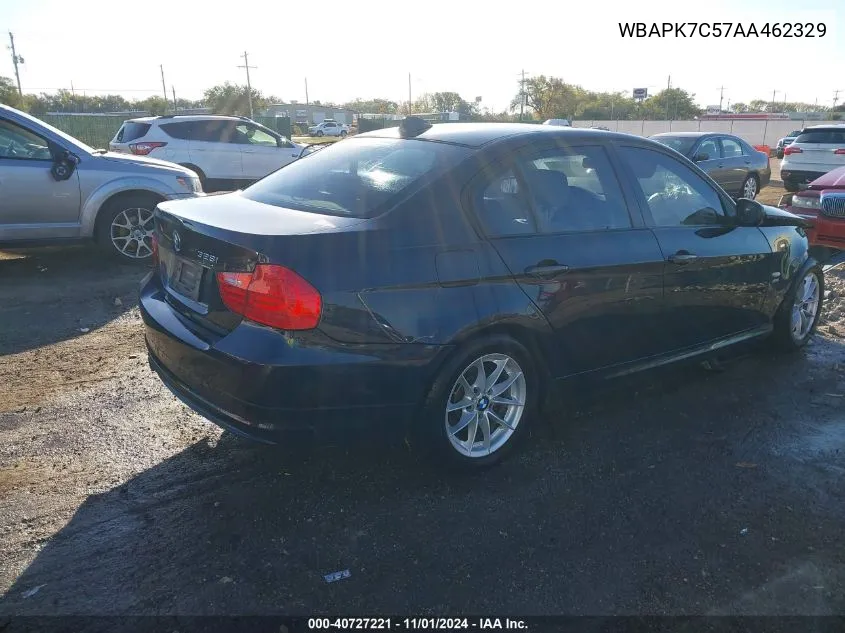 2010 BMW 328I xDrive VIN: WBAPK7C57AA462329 Lot: 40727221