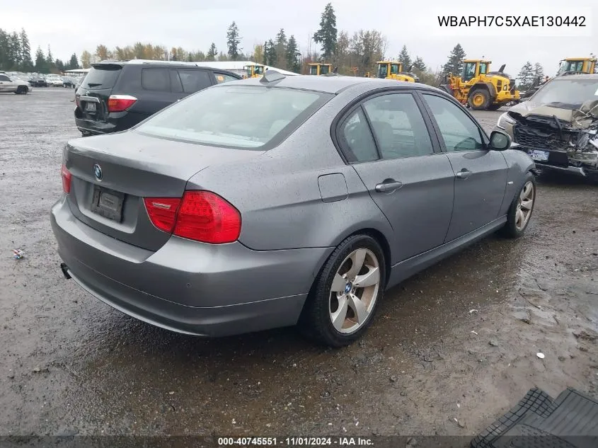 2010 BMW 3 Series 328I VIN: WBAPH7C5XAE130442 Lot: 40745551