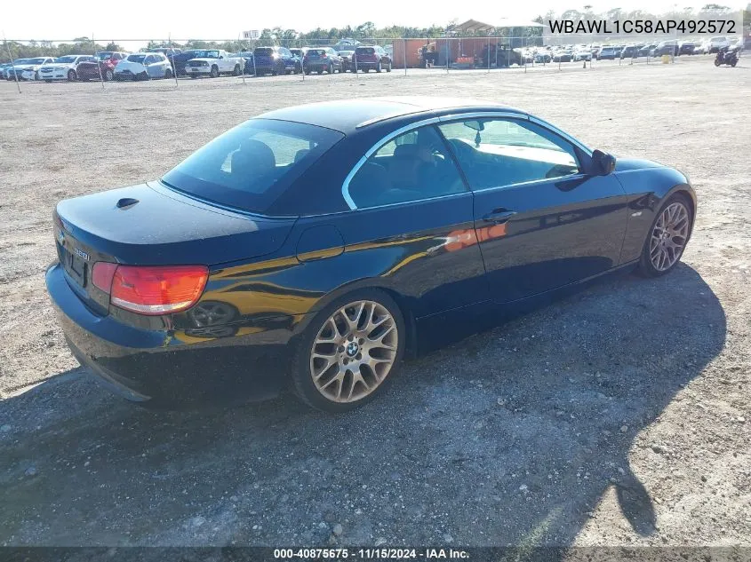 2010 BMW 328I VIN: WBAWL1C58AP492572 Lot: 40875675