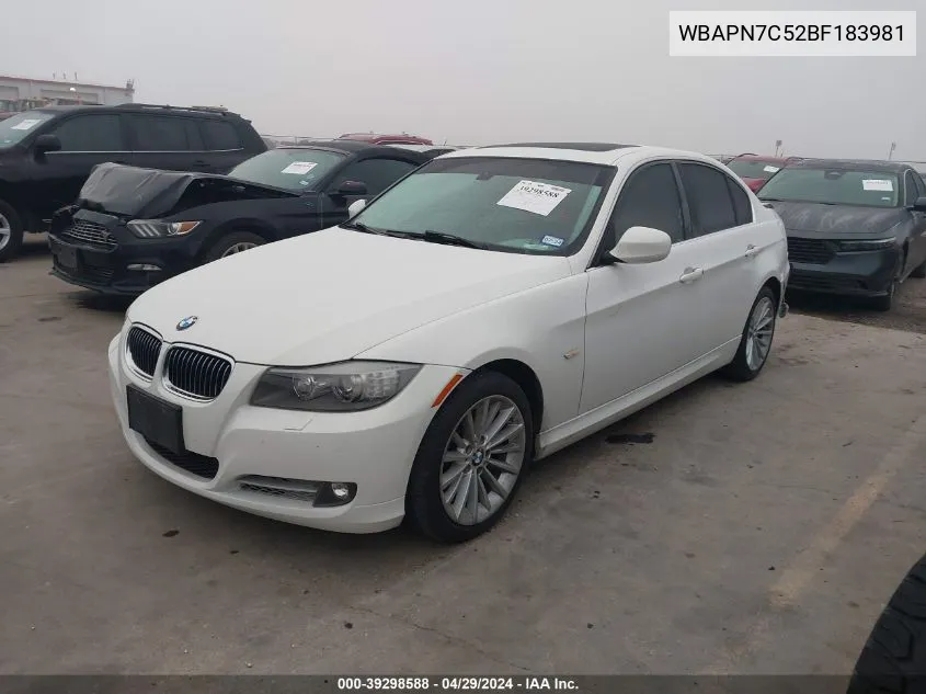 WBAPN7C52BF183981 2011 BMW 335D