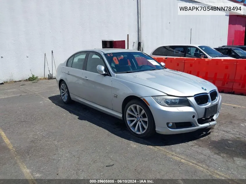 WBAPK7G54BNN78494 2011 BMW 328I xDrive