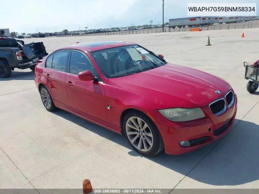 WBAPH7G59BNM58334 2011 BMW 328I