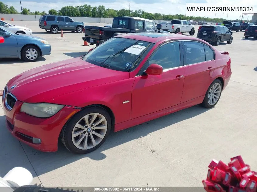 WBAPH7G59BNM58334 2011 BMW 328I