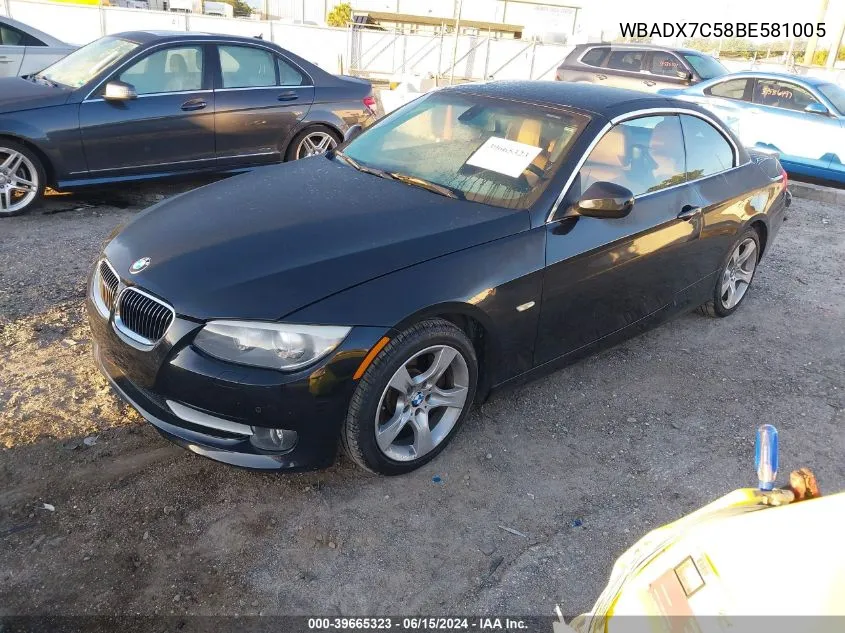 WBADX7C58BE581005 2011 BMW 335I