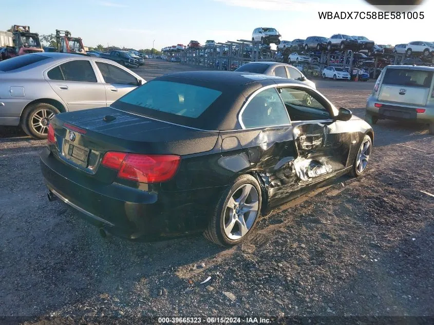 WBADX7C58BE581005 2011 BMW 335I