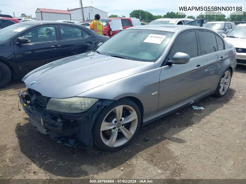 WBAPM5G55BNN00188 2011 BMW 335I