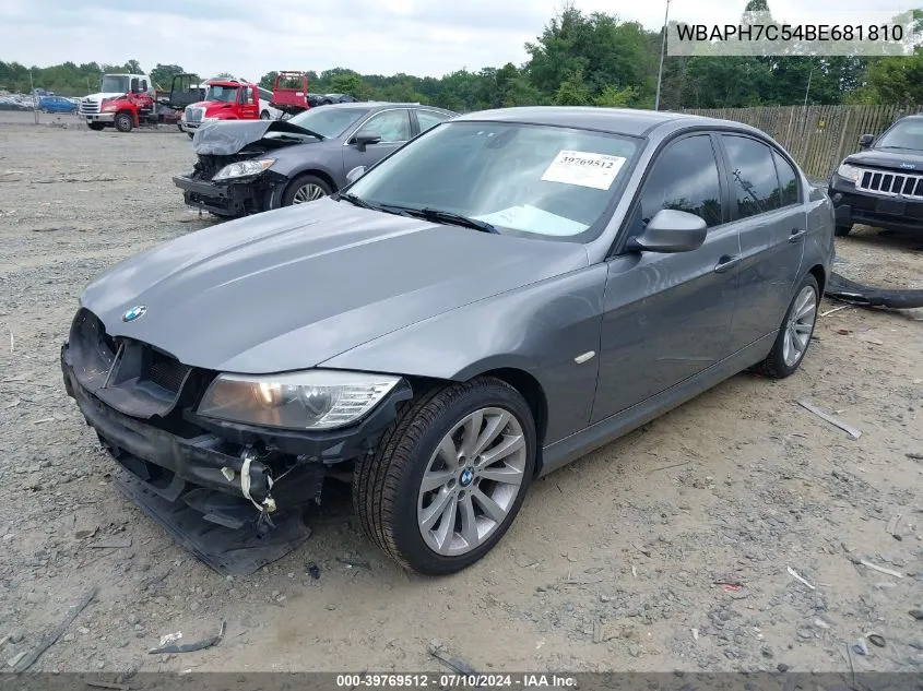 2011 BMW 328I VIN: WBAPH7C54BE681810 Lot: 39769512