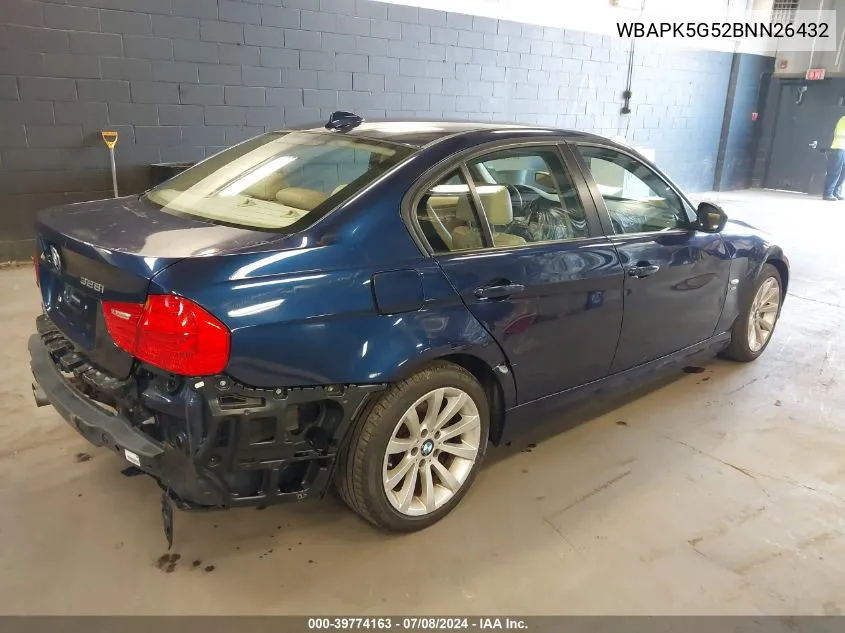 WBAPK5G52BNN26432 2011 BMW 328I xDrive