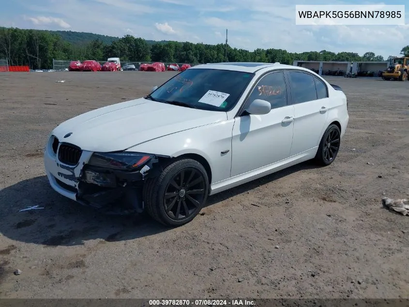 WBAPK5G56BNN78985 2011 BMW 328I xDrive