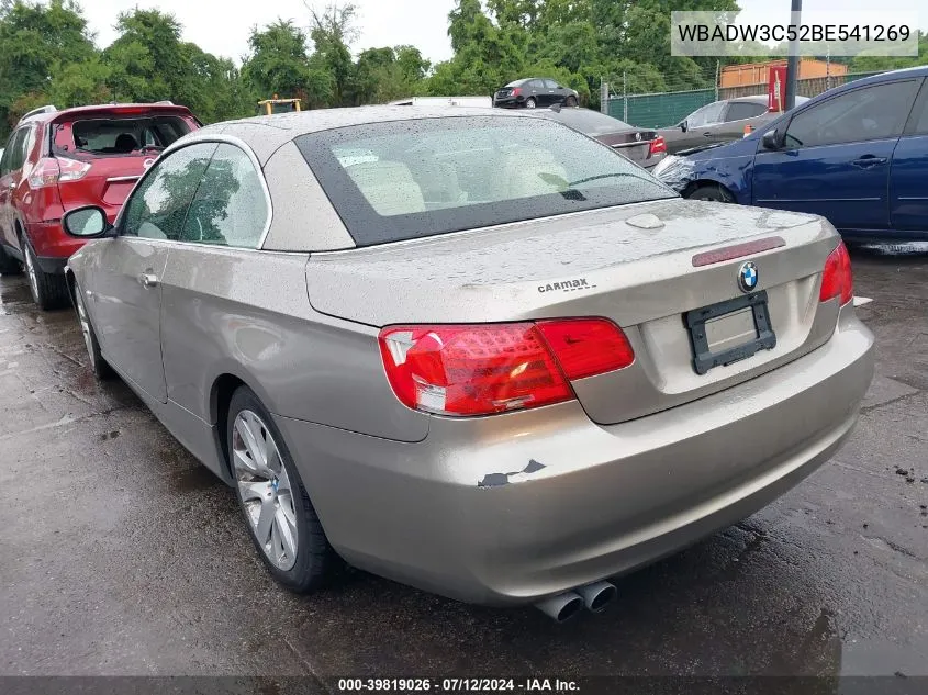 2011 BMW 328I VIN: WBADW3C52BE541269 Lot: 39819026