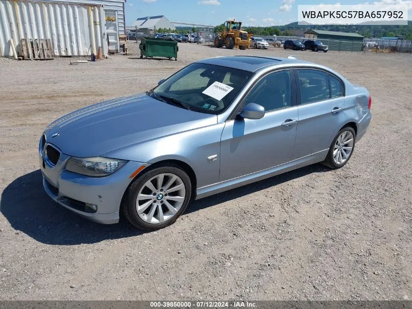 WBAPK5C57BA657952 2011 BMW 328I xDrive