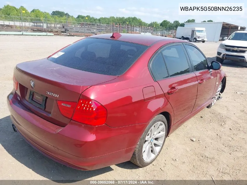 WBAPK5G50BNN26235 2011 BMW 328I xDrive