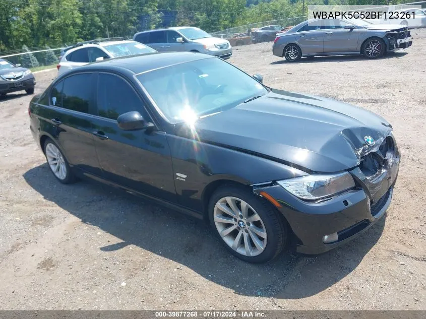 2011 BMW 328I xDrive VIN: WBAPK5C52BF123261 Lot: 39877268