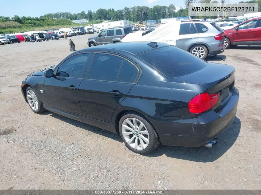 2011 BMW 328I xDrive VIN: WBAPK5C52BF123261 Lot: 39877268