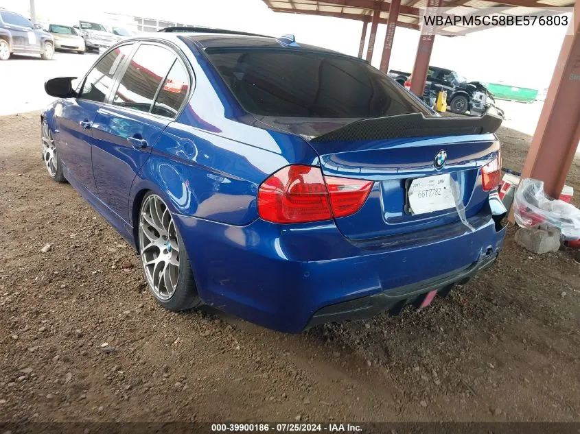 WBAPM5C58BE576803 2011 BMW 335I