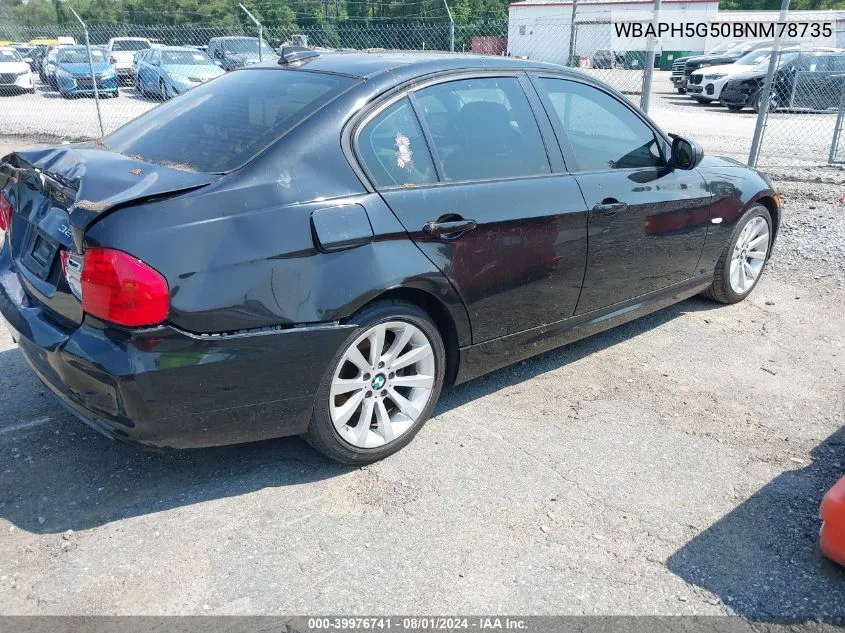 WBAPH5G50BNM78735 2011 BMW 328I