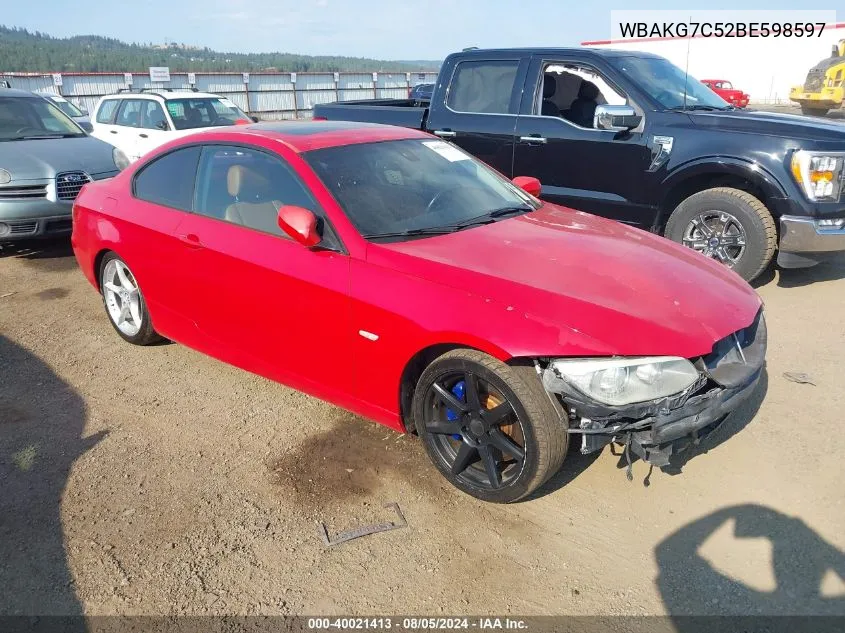 WBAKG7C52BE598597 2011 BMW 335I