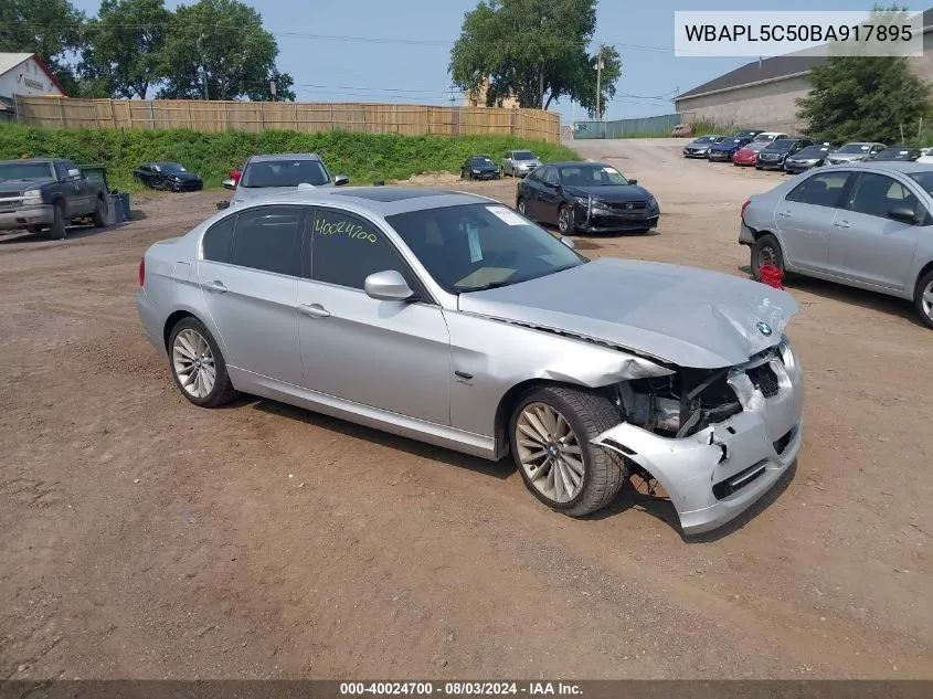 WBAPL5C50BA917895 2011 BMW 335I xDrive