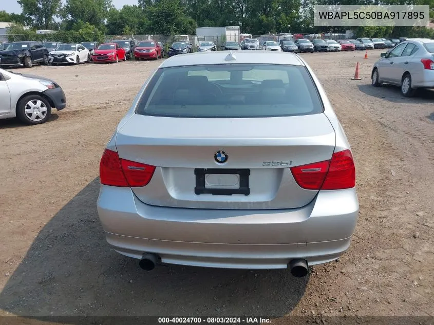 WBAPL5C50BA917895 2011 BMW 335I xDrive