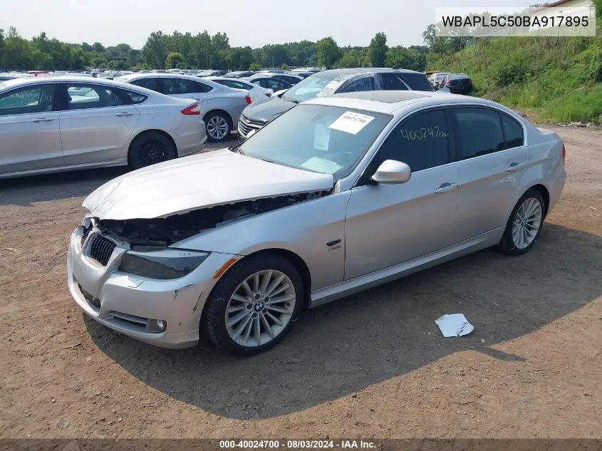 WBAPL5C50BA917895 2011 BMW 335I xDrive