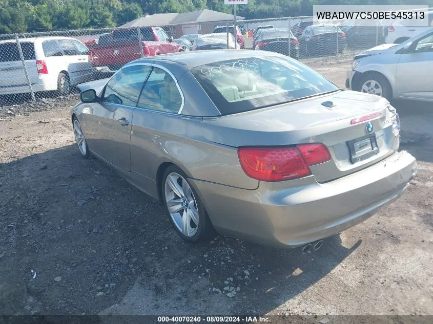 2011 BMW 328I VIN: WBADW7C50BE545313 Lot: 40070240