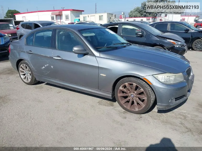 2011 BMW 328I VIN: WBAPH5G5XBNM82193 Lot: 40081967